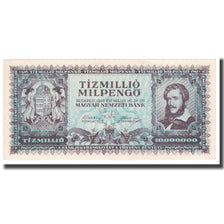 Nota, Hungria, 10 Million Milpengö, 1946, 1946-05-24, KM:129, AU(55-58)