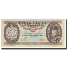 Banknote, Hungary, 50 Forint, 1969, 1969-06-30, KM:170b, AU(55-58)