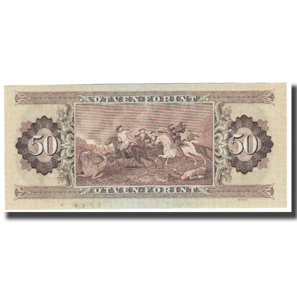 Banknote, Hungary, 50 Forint, 1969, 1969-06-30, KM:170b, AU(55-58)