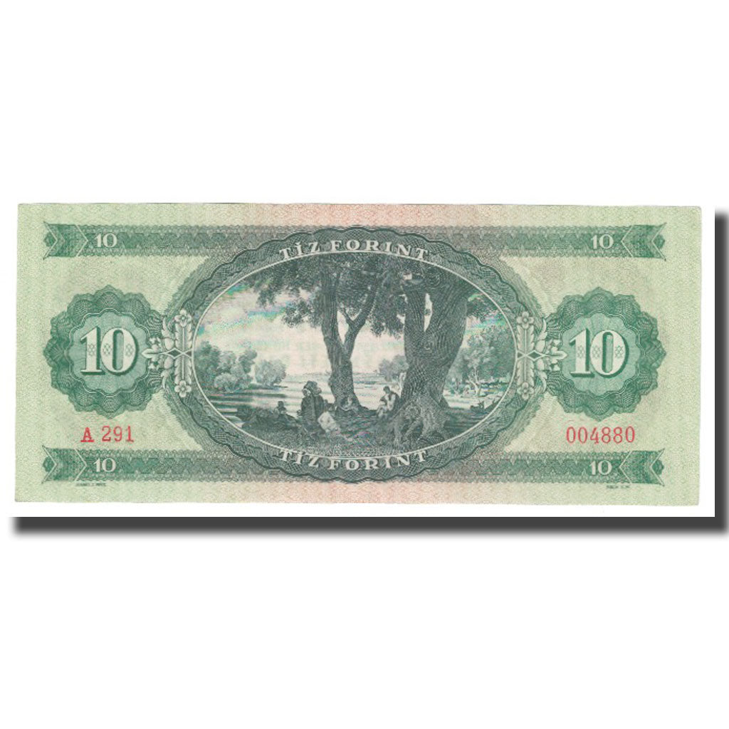 Banknote, Hungary, 10 Forint, 1962, 1962-10-12, KM:168c, UNC(63)