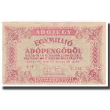 Banknot, Węgry, 1,000,000 (Egymillió) Adópengö, 1946, 1946-05-25, KM:140b