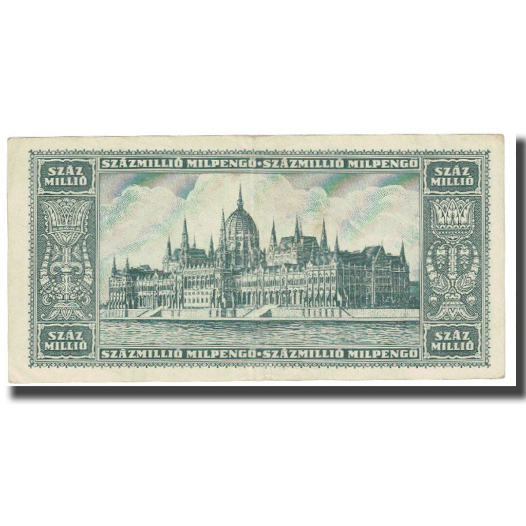 Banconote, Ungheria, 100 Million Milpengö, 1946, 1946-06-03, KM:130, BB