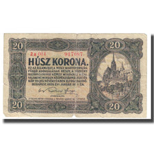 Banknote, Hungary, 20 Korona, 1920, 1920-01-01, KM:61, VF(20-25)
