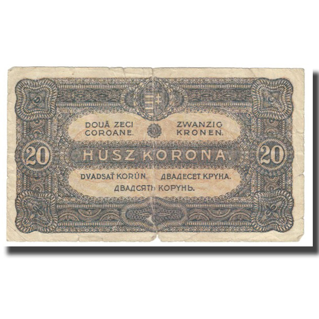 Banknote, Hungary, 20 Korona, 1920, 1920-01-01, KM:61, VF(20-25)