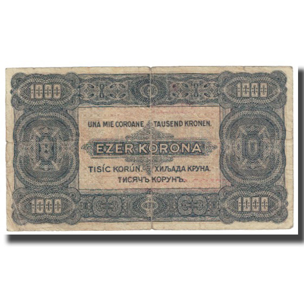 Banknote, Hungary, 1000 Korona, 1923, 1923-07-01, KM:66a, VF(20-25)