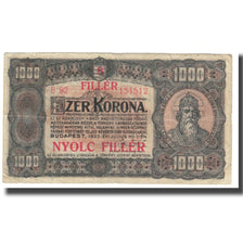 Billet, Hongrie, 1000 Korona, 1923, 1923-07-01, KM:66a, TB