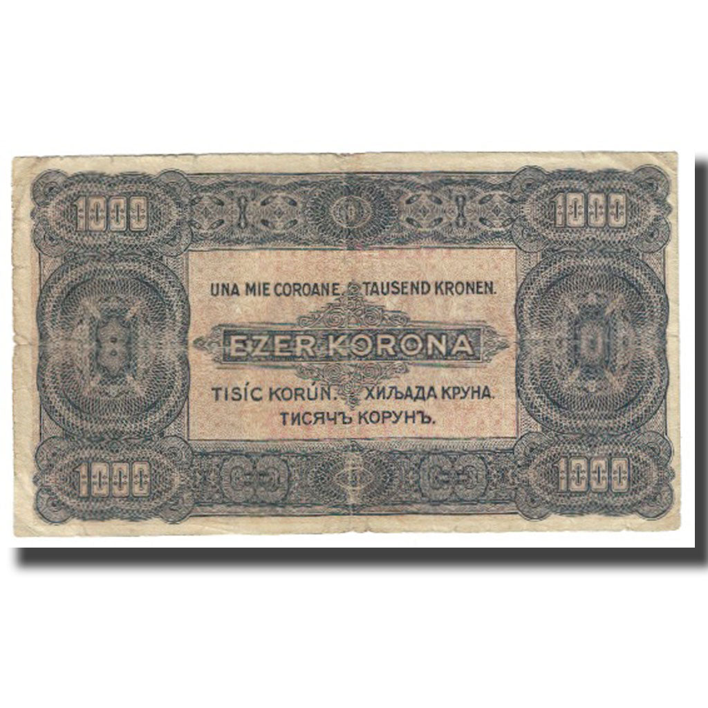 Billet, Hongrie, 1000 Korona, 1923, 1923-07-01, KM:66a, TB