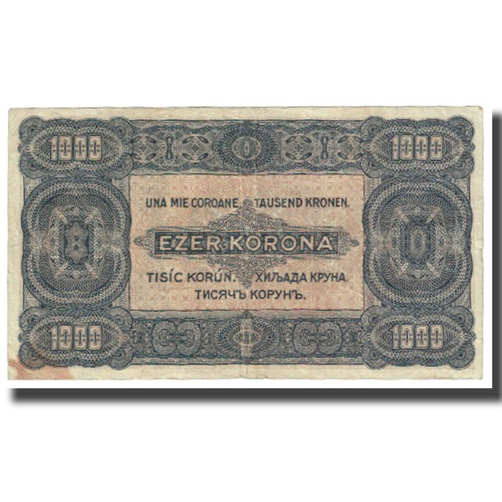 Billet, Hongrie, 1000 Korona, 1923, 1923-07-01, KM:66a, TB