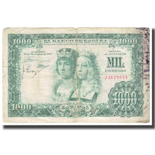 Banconote, Spagna, 1000 Pesetas, 1957, 1957-11-29, KM:149a, MB