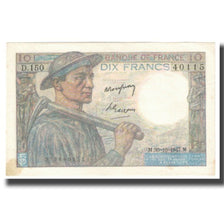 Francia, 10 Francs, Mineur, 1947, 1947-10-30, BB, Fayette:8.18, KM:99c