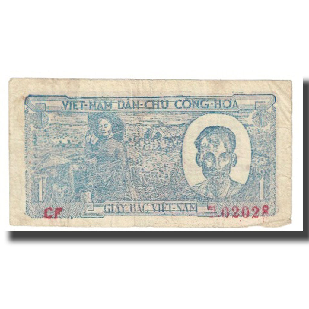 Banknote, Vietnam, 1 D<ox>ng, KM:16, VF(20-25)