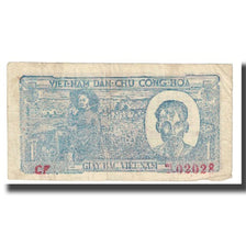Banknote, Vietnam, 1 D<ox>ng, KM:16, VF(20-25)