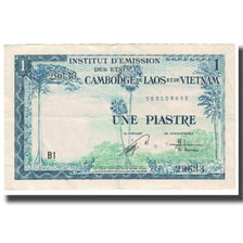Billet, FRENCH INDO-CHINA, 1 Piastre = 1 Riel, KM:94, SUP