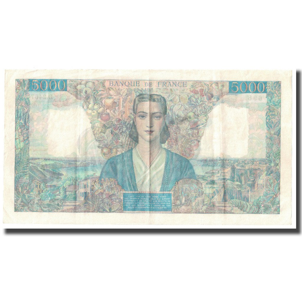 France, 5000 Francs, Empire Français, 1946, 1946-05-31, TTB, Fayette:47.54