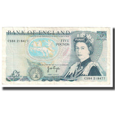 Banknote, Great Britain, 5 Pounds, KM:378a, EF(40-45)