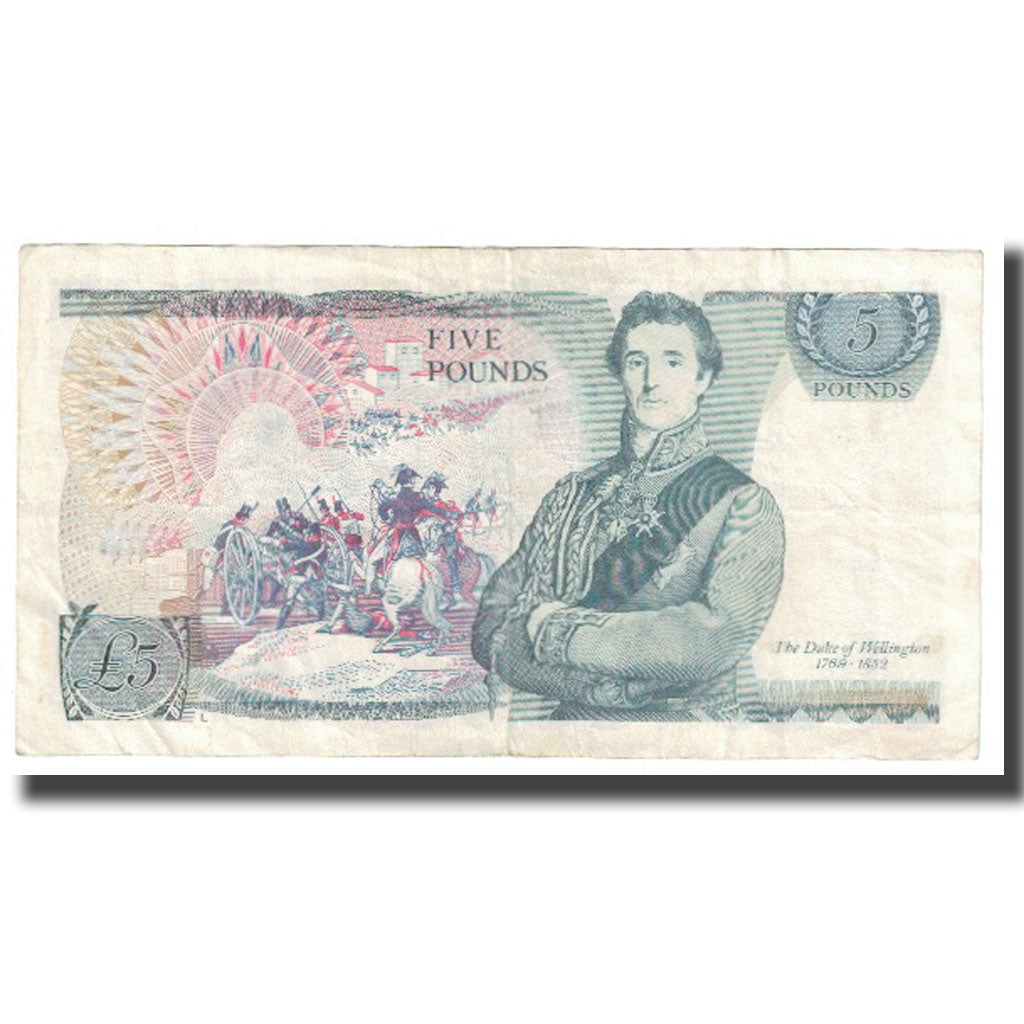 Banknote, Great Britain, 5 Pounds, KM:378a, EF(40-45)