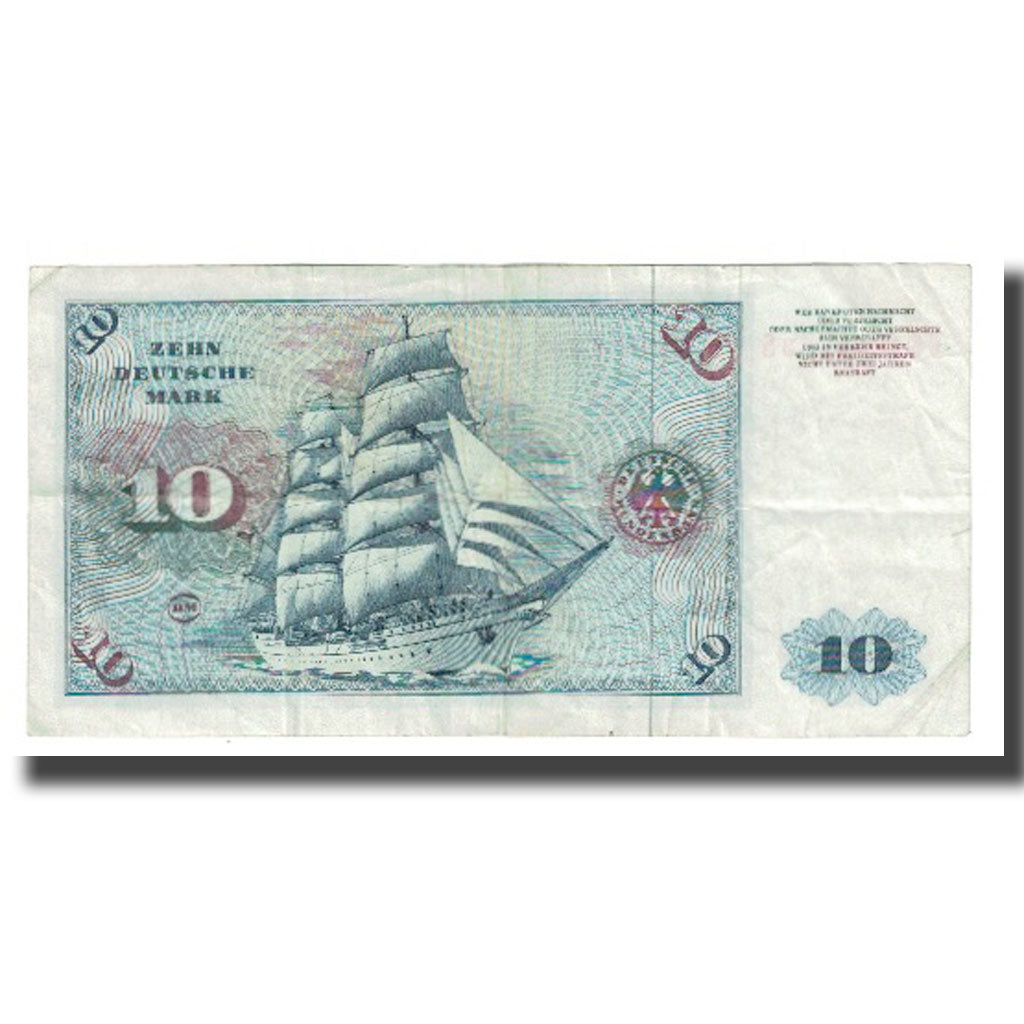 Banknote, GERMANY - FEDERAL REPUBLIC, 10 Deutsche Mark, 1977, 1977-01-01