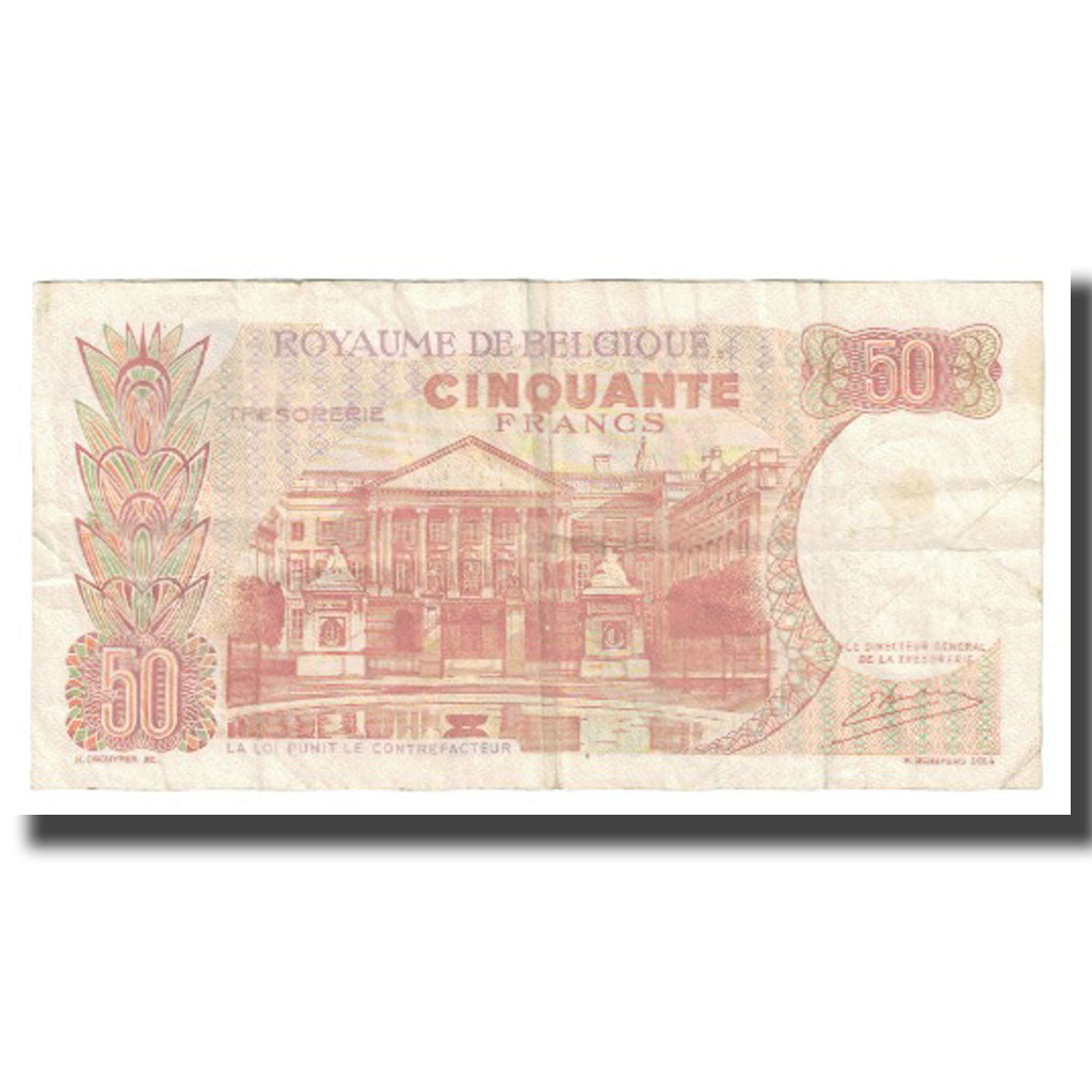 Banknote, Belgium, 50 Francs, 1966, 1966-05-16, KM:139, EF(40-45)