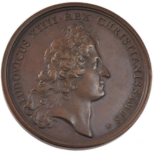 FRANCE, Religions & beliefs, Louis XIV, Medal, 1668, AU(55-58), Bronze, 41,...