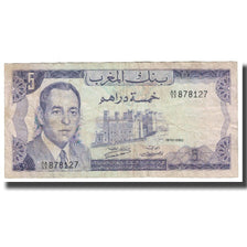 Banconote, Marocco, 5 Dirhams, 1970, KM:56a, MB
