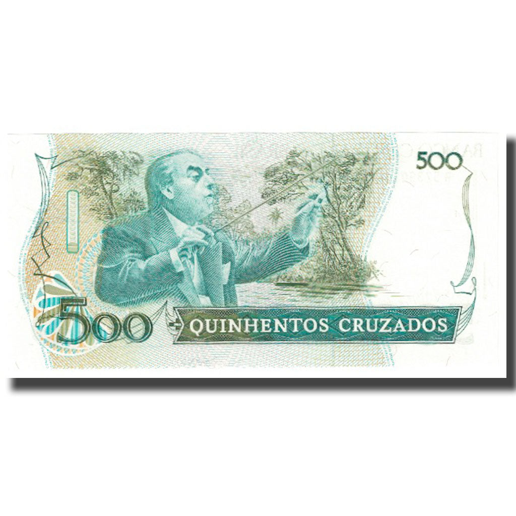 Banknote, Brazil, 500 Cruzados, KM:212a, UNC(65-70)