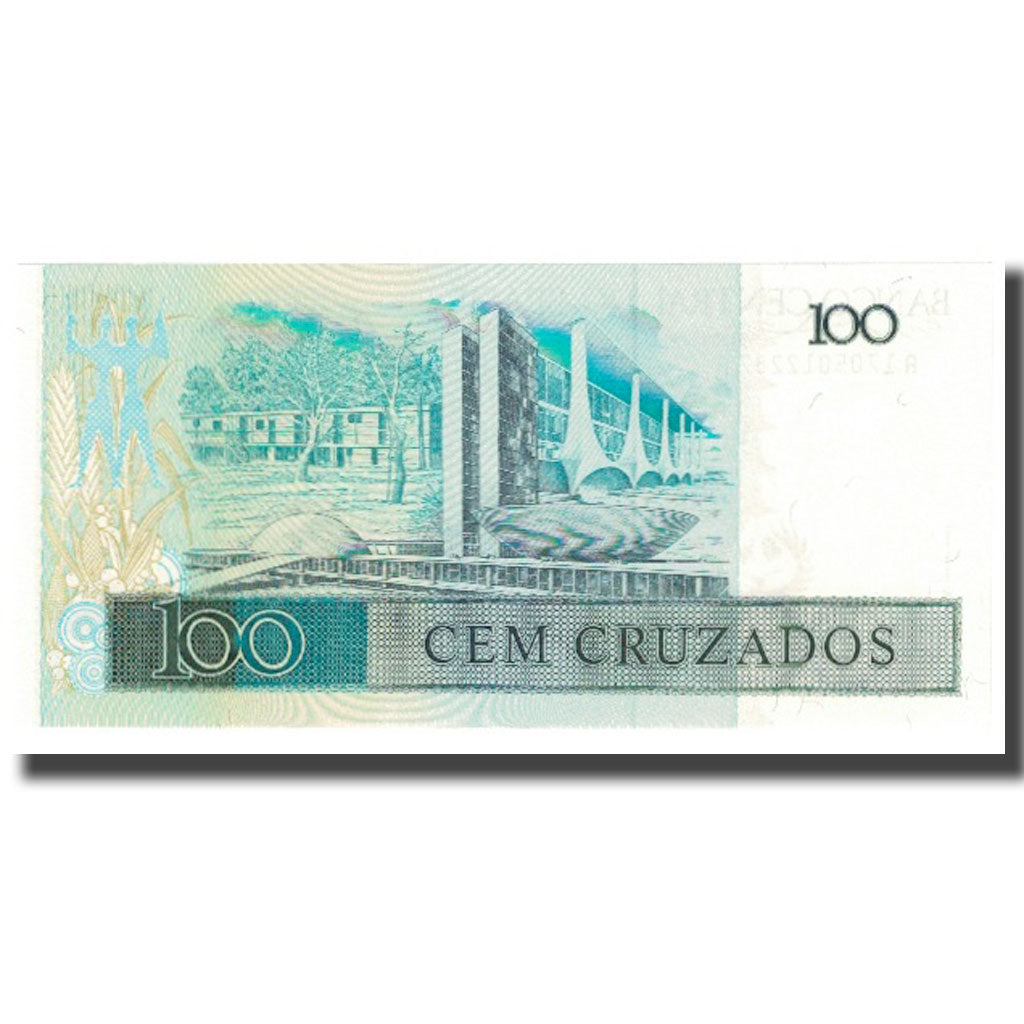 Banknote, Brazil, 100 Cruzados, KM:211a, UNC(65-70)