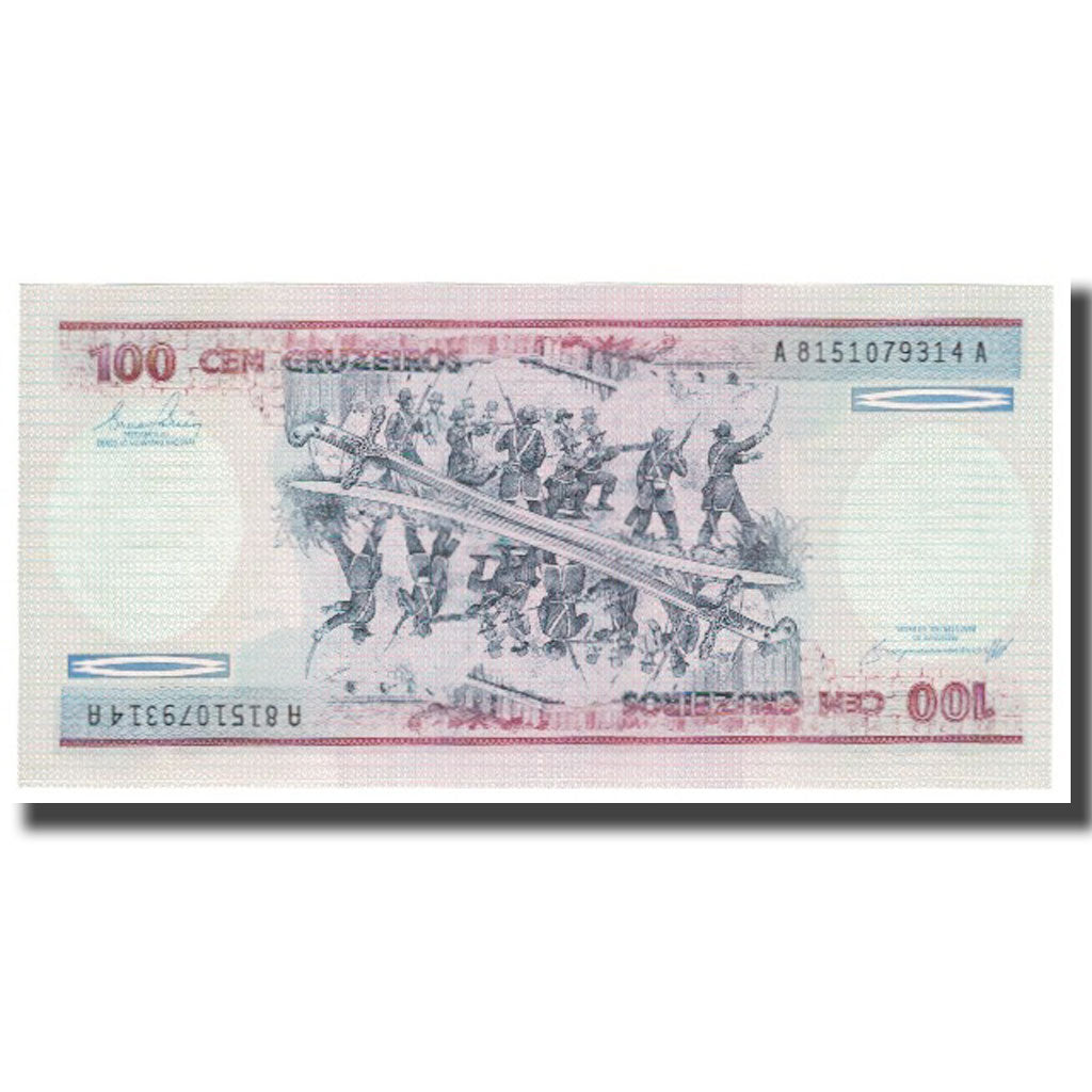 Biljet, Brazilië, 100 Cruzeiros, KM:198a, NIEUW