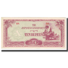 Geldschein, Burma, 10 Rupees, KM:16a, UNZ