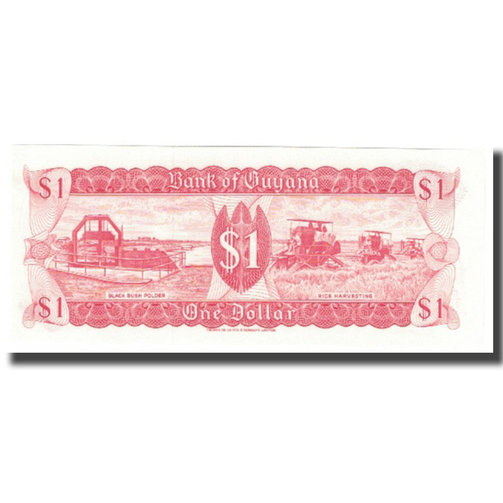 Banknote, Guyana, 1 Dollar, KM:21f, UNC(65-70)