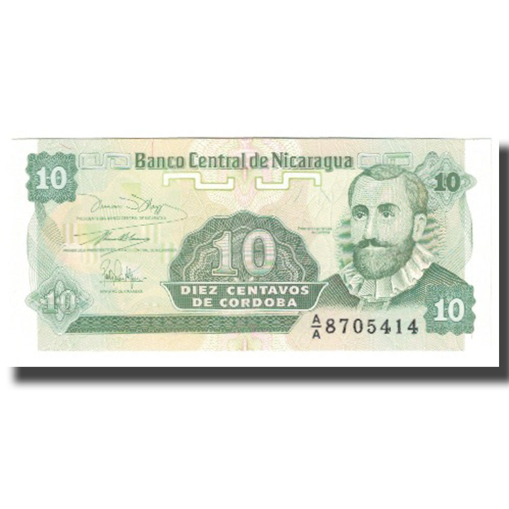 Billet, Nicaragua, 10 Centavos, KM:169a, NEUF
