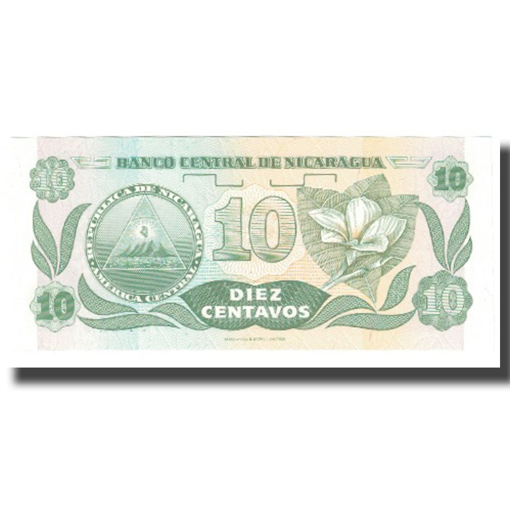 Billet, Nicaragua, 10 Centavos, KM:169a, NEUF