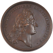 FRANCE, Politics, Society, War, Louis XIV, Medal, 1669, AU(55-58), Mauger,...