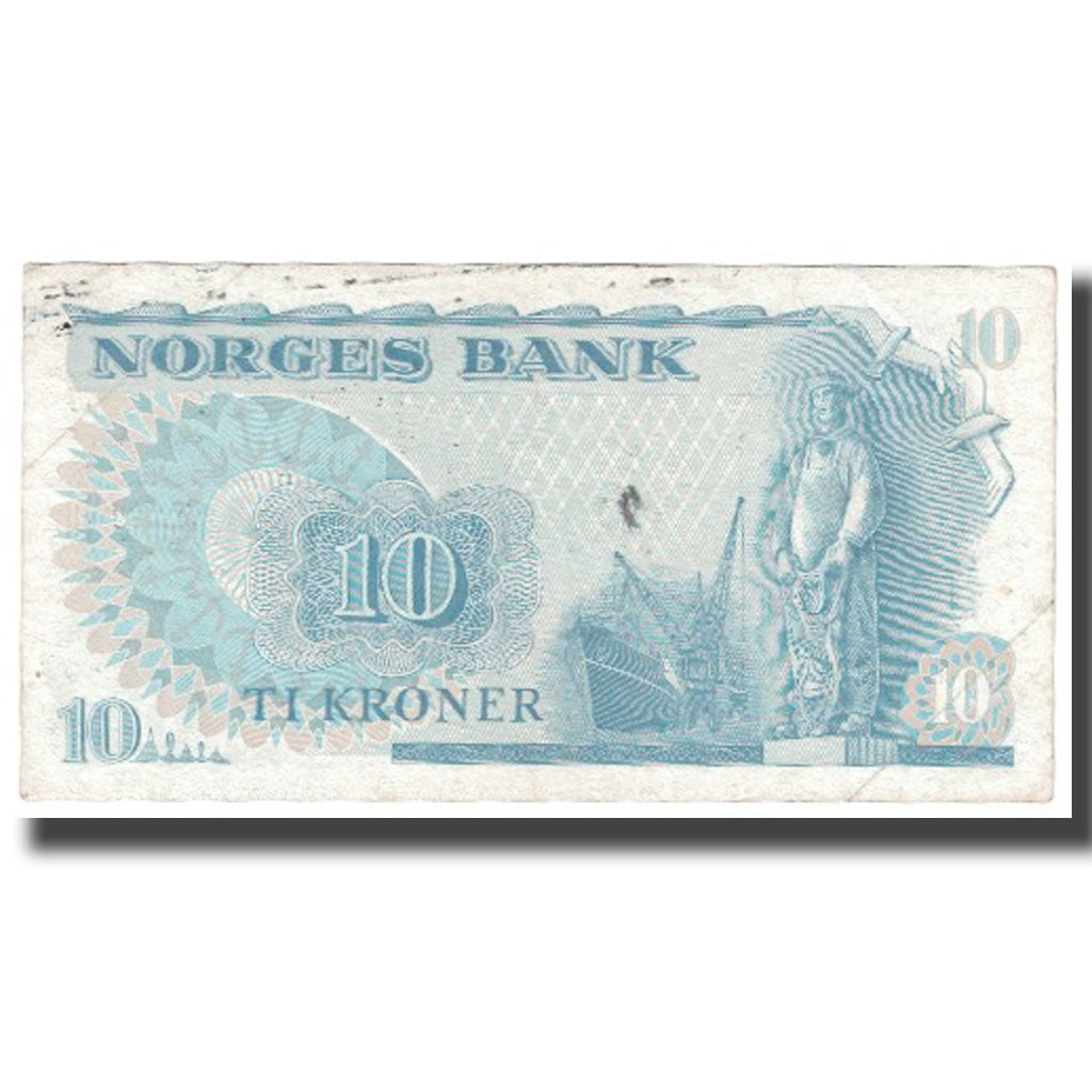 Banknote, Norway, 10 Kroner, 1983, KM:36b, VF(20-25)
