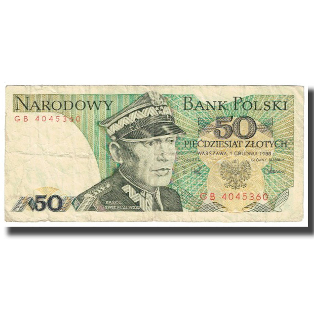 Geldschein, Polen, 50 Zlotych, 1988, 1988-12-01, KM:142b, S