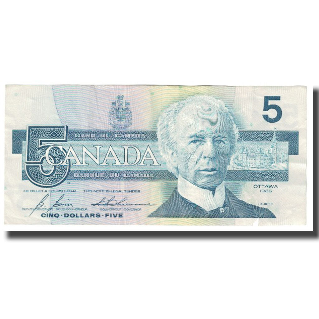 Geldschein, Kanada, 5 Dollars, 1986, KM:95b, S