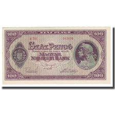 Banknote, Hungary, 100 Pengö, 1945, 1945-04-05, KM:111b, AU(55-58)