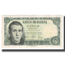 Banknote, Spain, 5 Pesetas, 1951, 1951-08-16, KM:140a, AU(55-58)