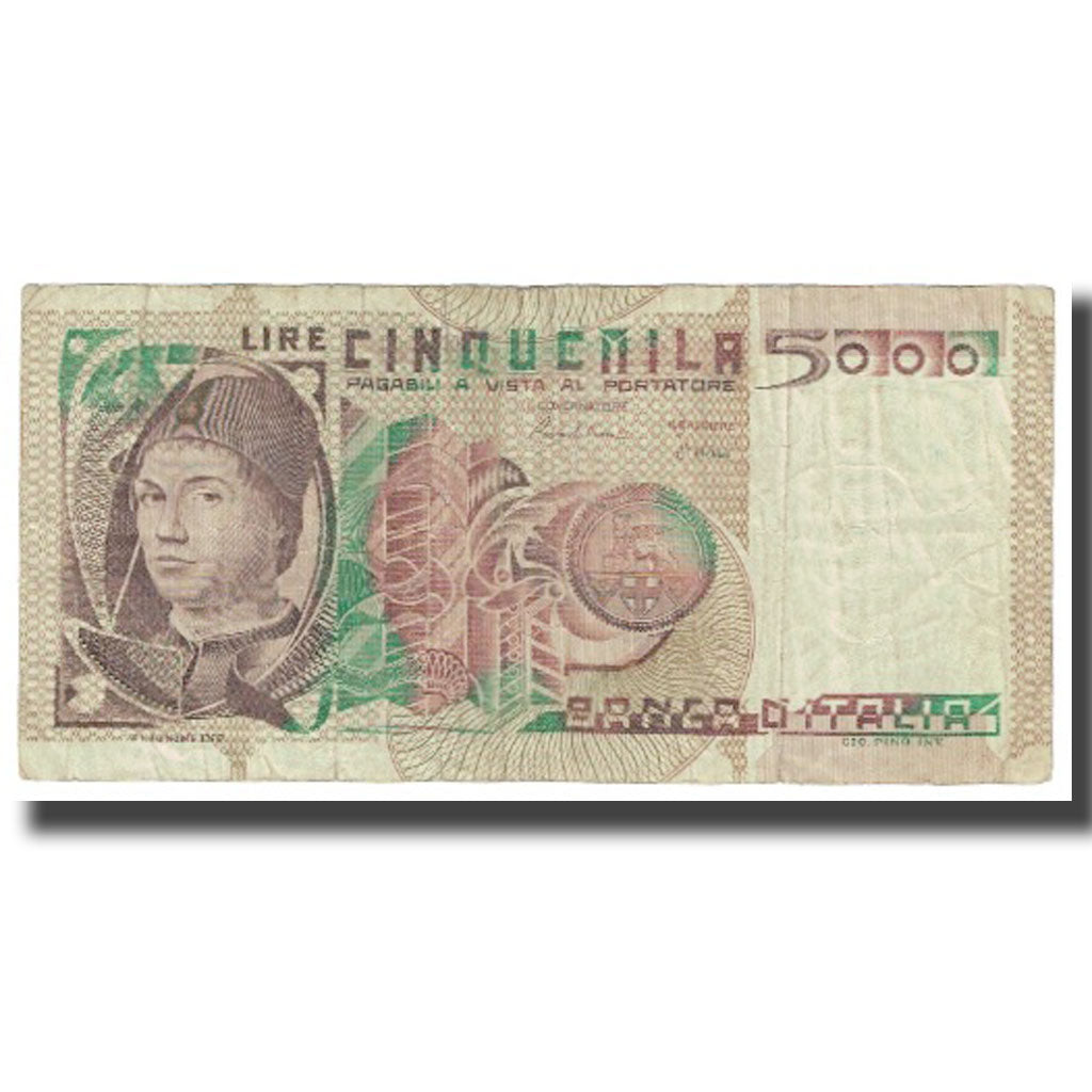 Banknote, Italy, 5000 Lire, 1979, 1979-03-02, KM:105a, VF(20-25)