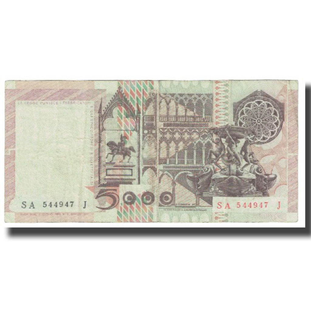 Banknote, Italy, 5000 Lire, 1979, 1979-03-02, KM:105a, VF(20-25)