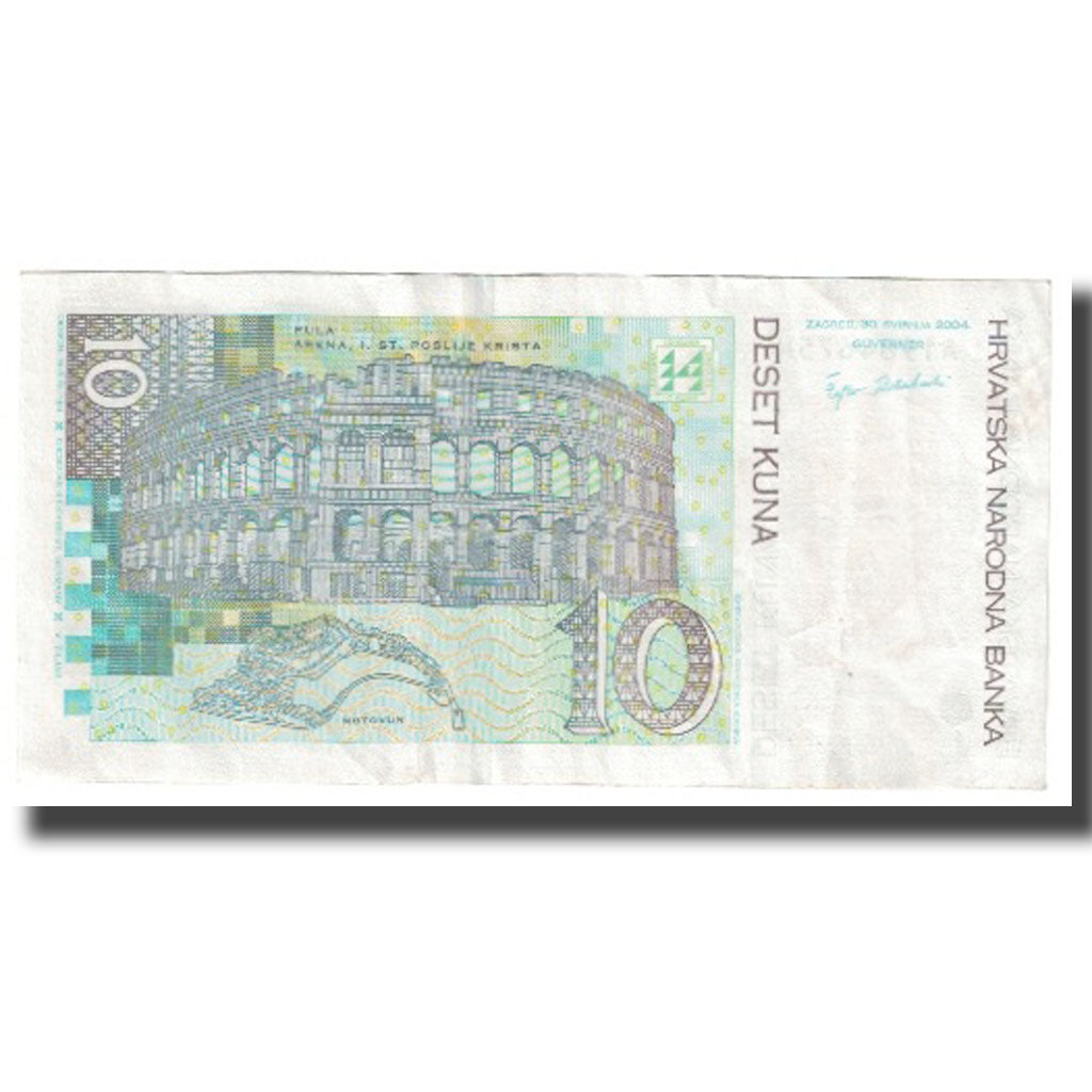 Banknote, Croatia, 10 Kuna, 2004, KM:38, UNC(65-70)