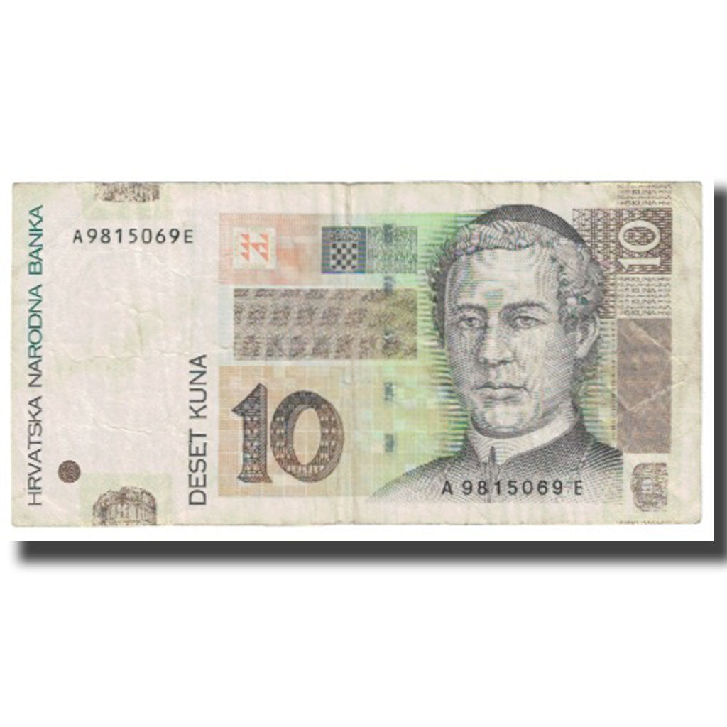 Geldschein, Kroatien, 10 Kuna, 2001, KM:38, S