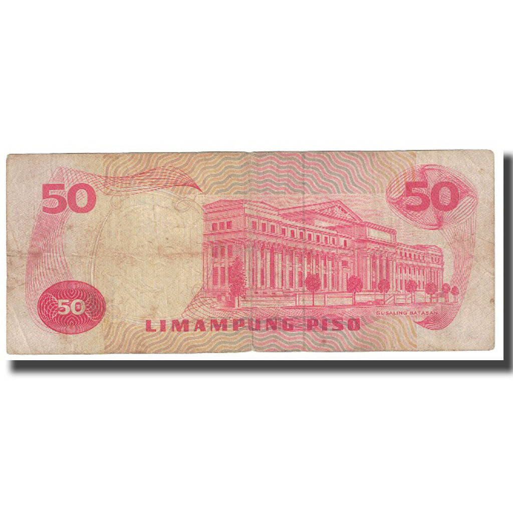 Banconote, Filippine, 50 Piso, 1949, KM:151a, MB