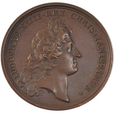 France, Medal, Louis XIV, Politics, Society, War, 1668, AU(55-58), Bronze