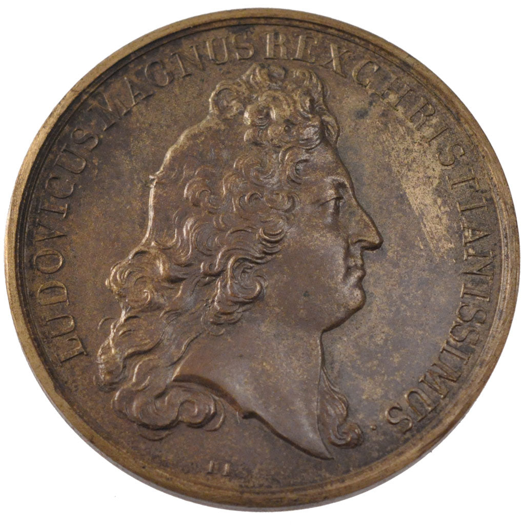 FRANCE, Politics, Society, War, Louis XIV, Medal, AU(55-58), Bronze, 41, Divo...