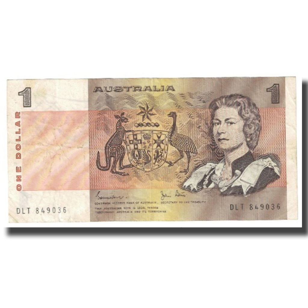 Biljet, Australië, 1 Dollar, KM:42d, TB