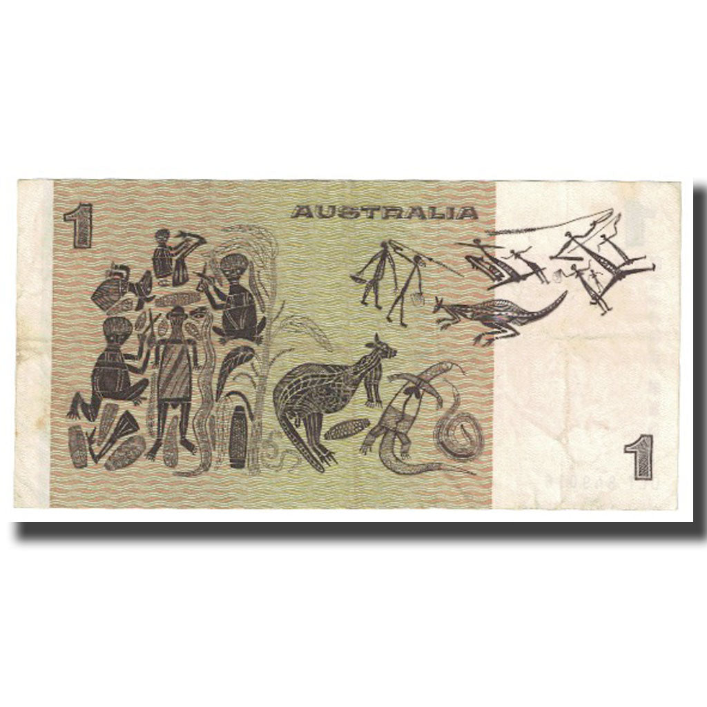 Biljet, Australië, 1 Dollar, KM:42d, TB