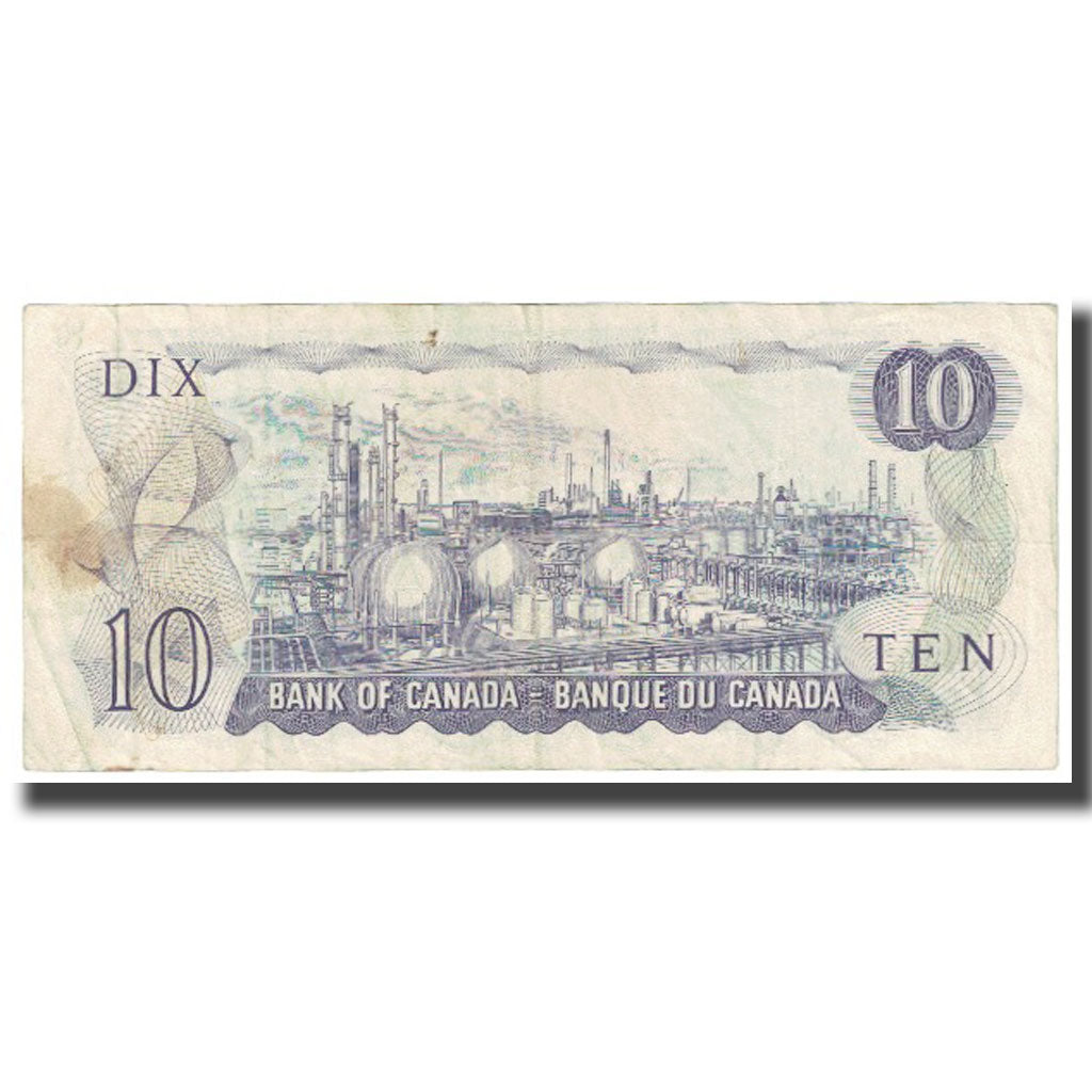 Billete, 10 Dollars, 1971, Canadá, KM:88a, BC