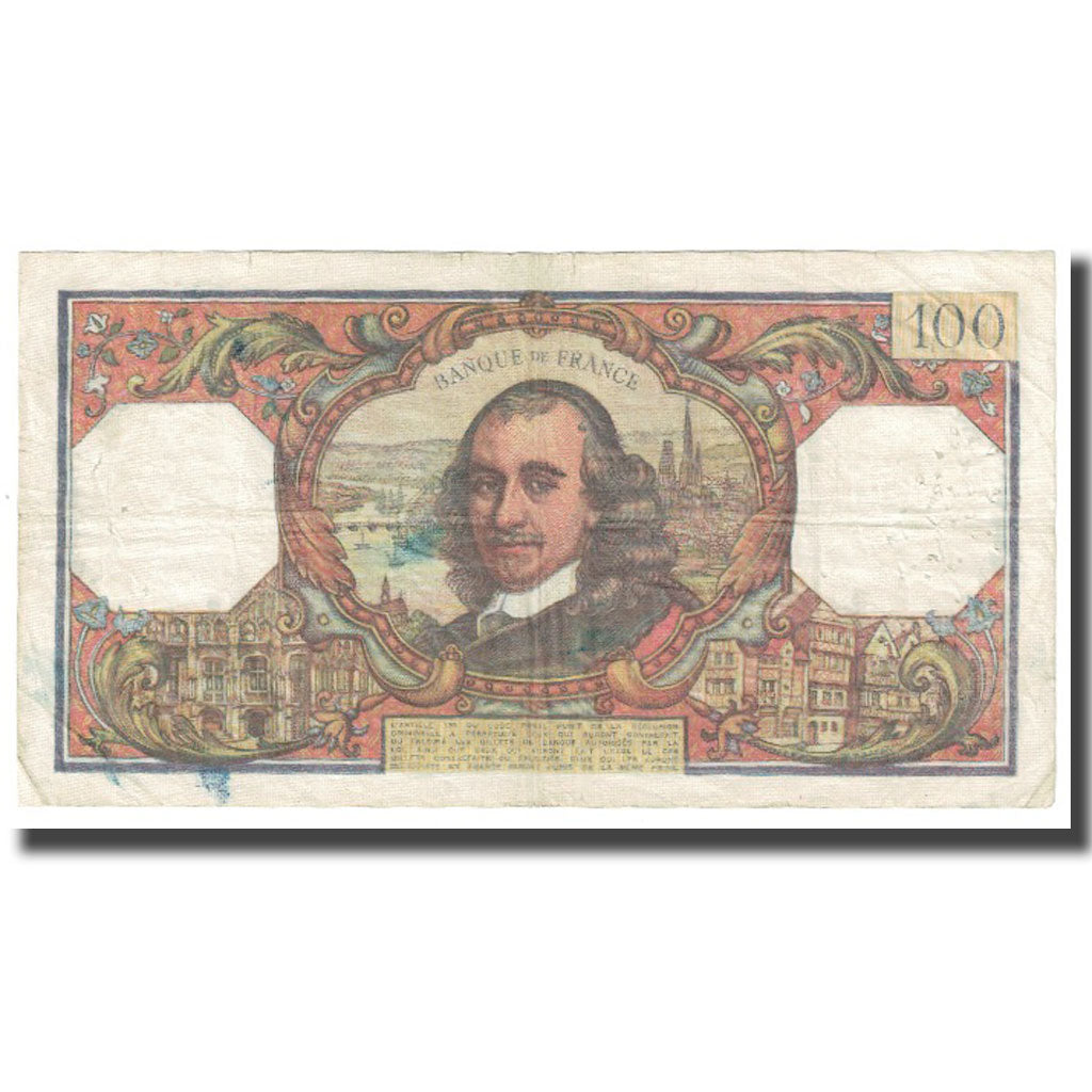Frankrijk, 100 Francs, Corneille, 1967, 1967-02-02, TTB, Fayette:65.16, KM:149b