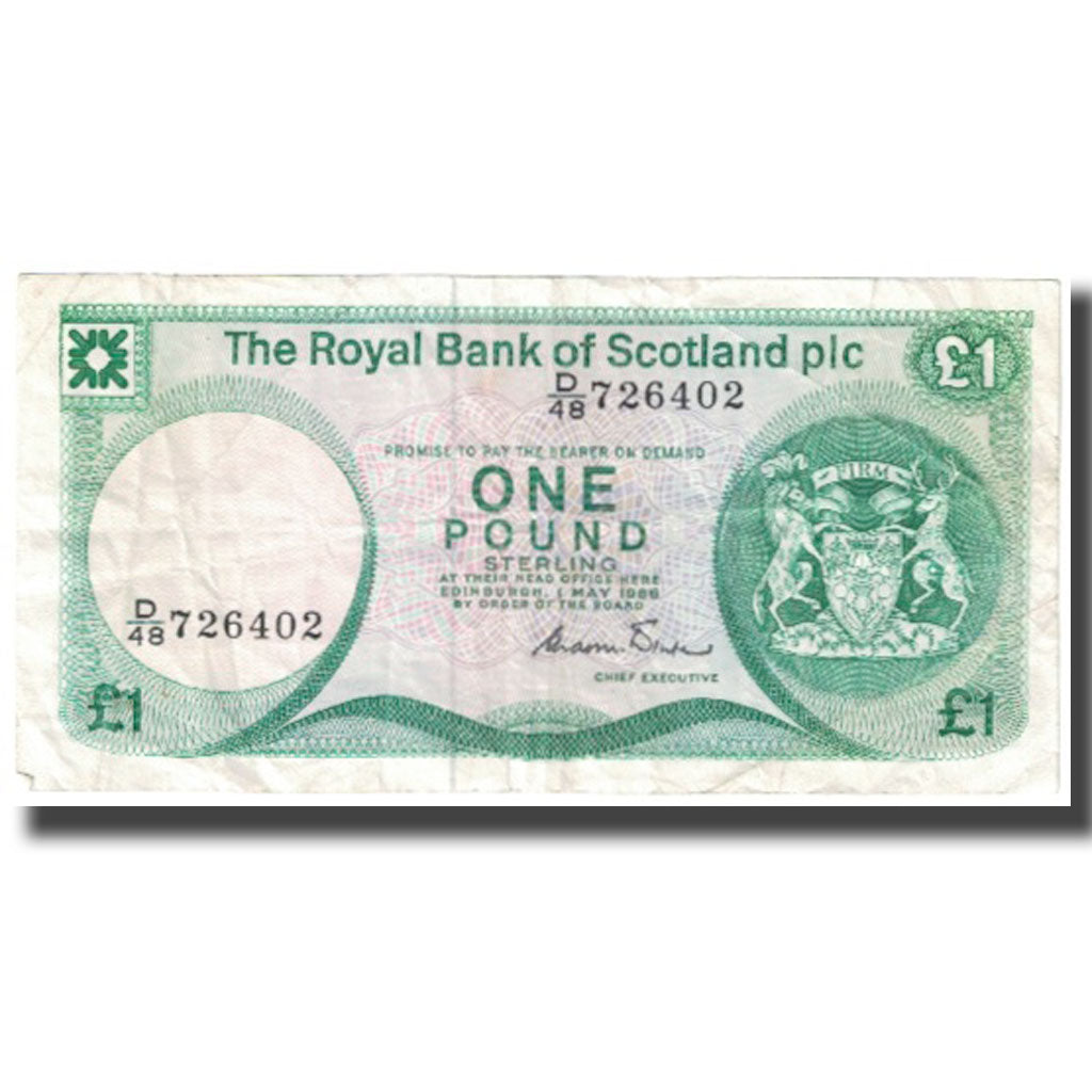 Banknote, Scotland, 1 Pound, 1986, 1986-05-01, KM:341Aa, VF(20-25)