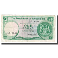 Billete, 1 Pound, 1986, Escocia, 1986-05-01, KM:341Aa, BC